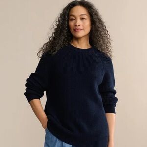 Jenni Kayne Midnight Blue Crew Neck Sweater
